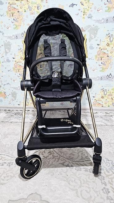 золото и бриллианты: Коляска, цвет - Черный, Б/у — 8