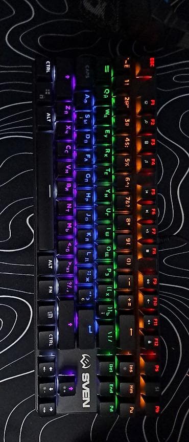 rtx 1080: Клавиатура, Sven, Механическая, Проводное подключение, Размер: 75% — 1