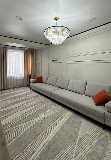 Недвижимость: 2 комнаты, 59 м², Асанбай мкр Элитка, 11 этаж, Евроремонт — 2