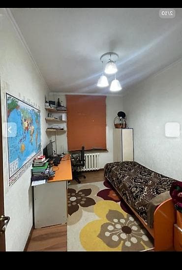 105: 4 комнаты, 96 м², Асанбай мкр 105 серия, 1 этаж, Косметический ремонт — 1