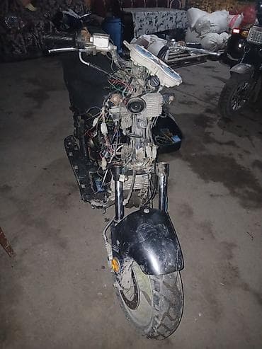 audi q7: Скутер без облицовки, на базе китайской рамы с задним маятником и — 8