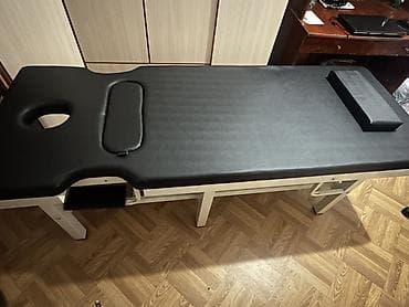 Оборудование для салонов красоты: Профессиональная массажная кушетка стационарная - Жесткая — 1