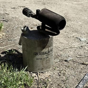 очок газовый: Бензиновая паяльная лампа RUSSLAND RFB-1.5A. - Тип: ручная паяльная — 2