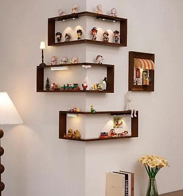 led light: Углавой настенный стеллаж, Выпуклый тип 20 см — 1