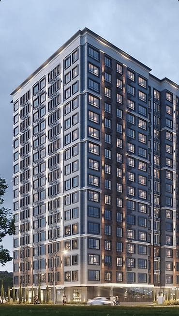 Квартиры: 1 комната, 55 м², Джал мкр (в т.ч. Верхний, Нижний, Средний) Элитка, 15 этаж, ПСО (под самоотделку) — 5
