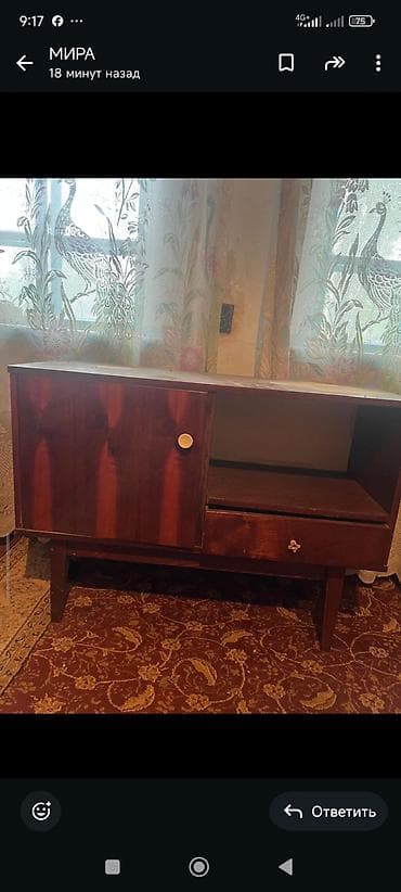 ищу диван бу: Гарнитур для зала, Дерево, цвет - Коричневый — 6