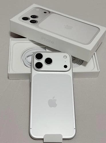iphone 16 pro white: IPhone 17 Pro, Новый, 256 ГБ, Белый, Кабель — 1