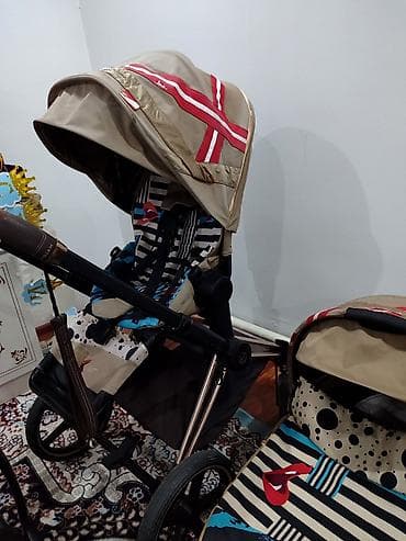 Детский мир: Коляска, Cybex, цвет - Коричневый, Б/у, Самовывоз — 4