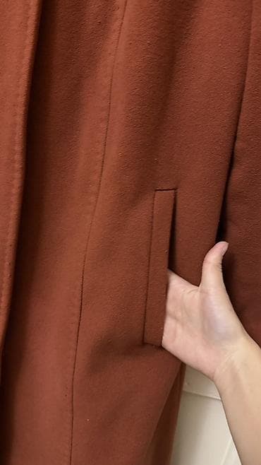 белый рубашка: Женское пальто Bella Bicchi - Цвет: терракотовый/кирпичный - Размер — 4