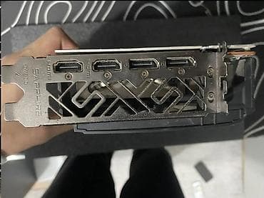 Техника и электроника: Видеокарта для ПК, Б/у, ЖК Sapphire, Radeon RX, 8 ГБ — 6