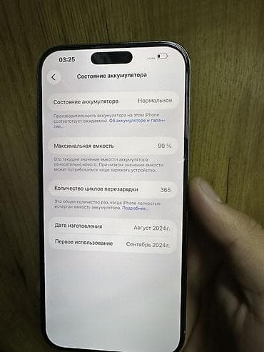 16 про цена: IPhone 16 Pro Max, 256 ГБ, White Titanium, Чехол, 90 % — 3