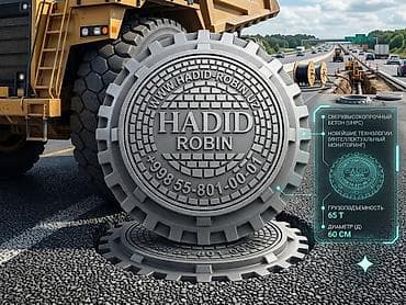куплю коня: Люк и дождеприёмный лоток HADID ROBIN из сверхвысокопрочного бетона — 1