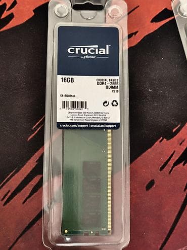 e3 1270v2: Оперативная память, Новый, Crucial, 16 ГБ, DDR4, Для ПК — 2