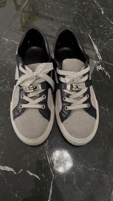 кожанные туфли: Лоферлер, 38, Gucci, Колдонулган, түсү - Саргыч боз — 3