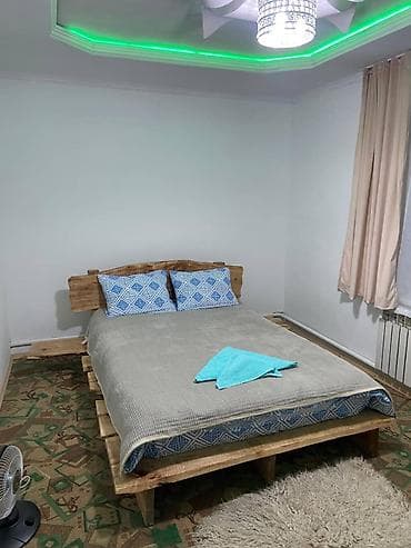 Двуспальная кровать, Каркас без матраса, длина - 200 см