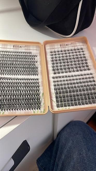 ресницы накладные: Набор для наращивания ресниц Eyelash Artist Состав: - 2 большие — 2