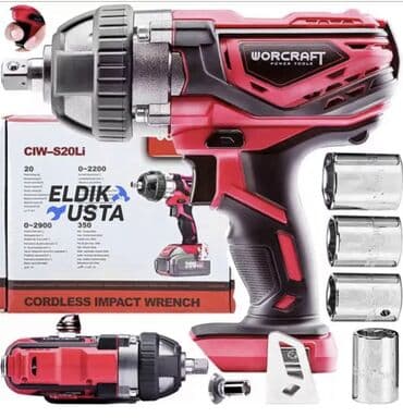 воздушный гайковерт: Аккумуляторный гайковерт, Новый, Бесплатная доставка — 7