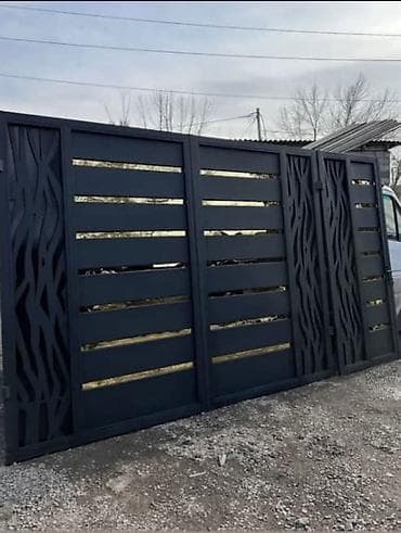 Двери на заказ: Ворота жазайбыз баардык фасондо материал калын Российский гарантиясы — 6