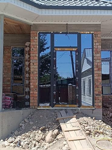 Двери и комплектующие: Пластиковые и алюминиевые окна, двери и перегородки 45$ ойдо — 2