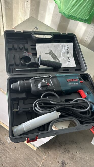 Перфоратор Bosch Мощный ударный 3 режима Пика в комплекте разные at lalafo.kg Перфоратор Bosch Мощный ударный 3 режима Пика в комплекте разные