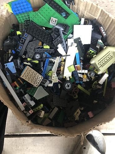 салафан оптом: Сборная коробка деталей конструктора LEGO (микс) 4.5кг - Большая — 2