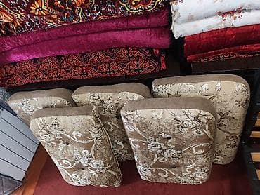 Матраска арналган каптамалар жана топперлер: Комплект мягких подушек/сидушек для дивана или кушетки (5 шт.) - — 3