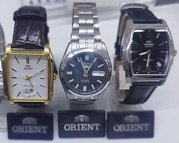 секундамер часы: Классические часы часы, Orient, Япония, Водонепроницаемые, Оригинал, Мужские, Новый — 3