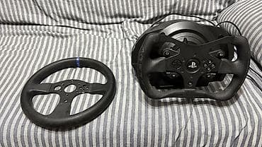 диски на пс: Thrustmaster T300 + Raceline Pedals LTE Руль б/у, педали абсолютно — 1