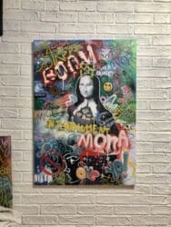 красочный пистолет: Авторская картина от художницы в стиле стрит-арт/поп-арт. @lledariya — 1