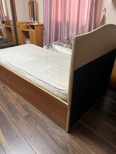 бу кровать с матрасом: Продаю односпальную кровать с матрасом
198*103
Подробнее WA — 2