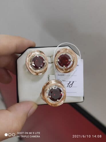 свадебные наборы ручной: Набор украшений, Проба 925, Женские, Новый — 3