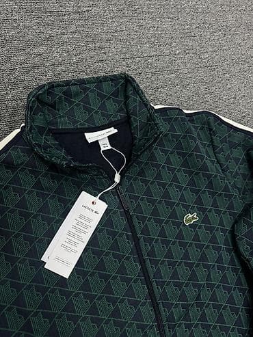 полузамок лакосте: Мужской спортивный костюм, S, 2XL, M, Lacoste, Новый, цвет - Зеленый, Самовывоз — 2