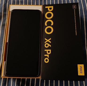Poco X6 Pro, Б/у, 256 ГБ, цвет - Черный, 2 SIM