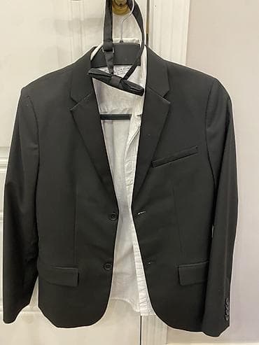 костюмы прокат: Комплект, цвет - Черный, Новый — 1