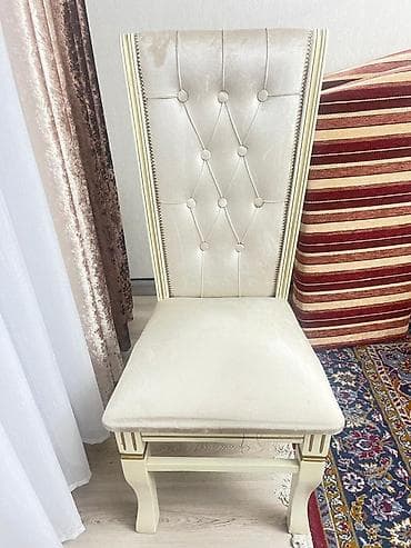 столы и стулья в гостиную: Стол и стул для зала, цвет - Бежевый — 3