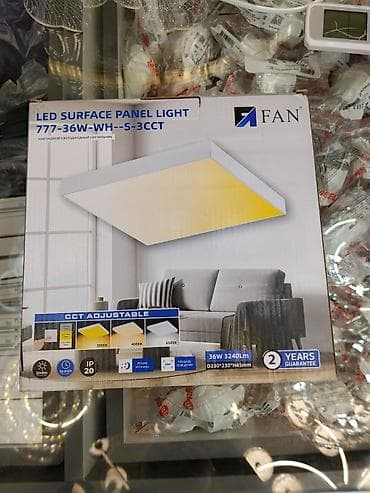 study lamp: Накладной светодиодный светильник FAN LED Surface Panel Light — 1