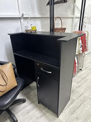 ресепшин: Ресепшен-стойка для магазина/салона - Цвет: черный, матовый - — 1