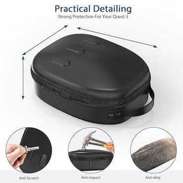 сумка для: Сумка для Oculus quest 3 VR головной убор с ручкой на молнии сумка из — 6