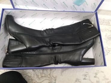 сапоги из натурального меха и кожи: Продаю кожаные демисезонные сапоги. Фирма Вестфалика. Абсолютно — 3