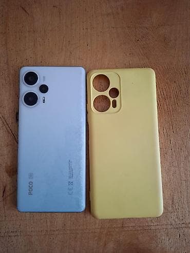 Poco F5, Б/у, 256 ГБ, цвет - Голубой, 2 SIM