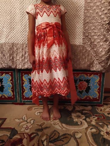 платье дордой: Детское платье, цвет - Белый, Новый — 2