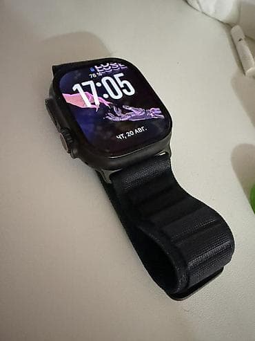 tecno phantom: Умные часы (форма и интерфейс в стиле Apple Watch Ultra 3), размер 49 — 2