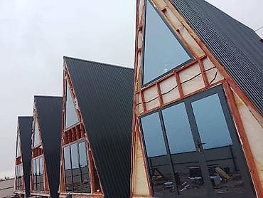 Продажа домов: 🏡 A-frame үйлөрдү 0дон куруп беребиз! Сиз кыялданган заманбап үйдү биз — 1