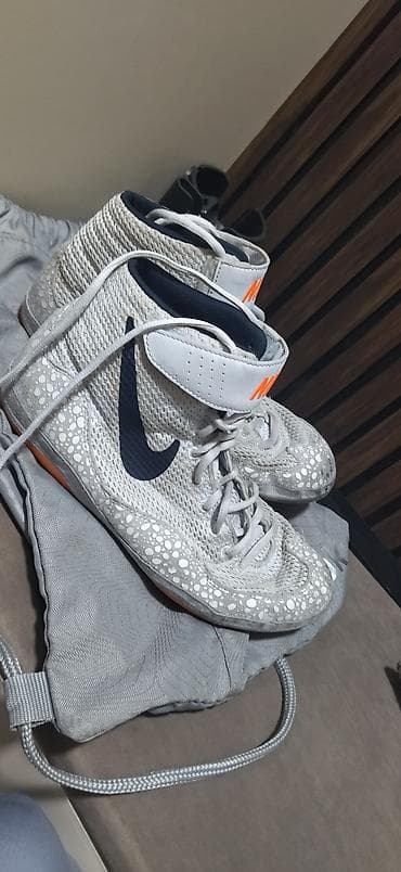 Мужская обувь: Высокие боксерские кроссовки Nike (борцовки/ринг-боты) — 2