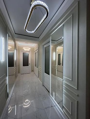 Квартиры: 3 комнаты, 89 м², Асанбай мкр Элитка, 11 этаж, Дизайнерский ремонт — 3