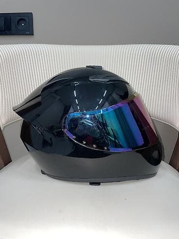 зашитный очки: Продаю GIKE шлем новый 
Размер: L
Цвет визера: хром состояние хорошая — 3