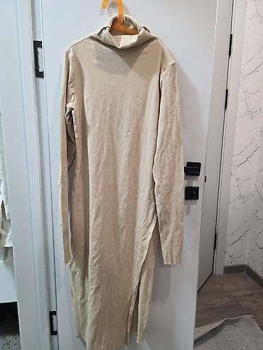 Личные вещи: Повседневное платье, Длинная модель, Трикотаж, Платье-свитер, M — 1