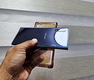 Samsung Note 10 Plus, Б/у, 256 ГБ, цвет - Черный, 1 SIM at lalafo.kg Samsung Note 10 Plus, Б/у, 256 ГБ, цвет - Черный, 1 SIM