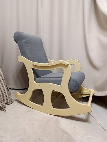 Балдар эмереги: Термелүүчү кресло, түсү - Боз — 1