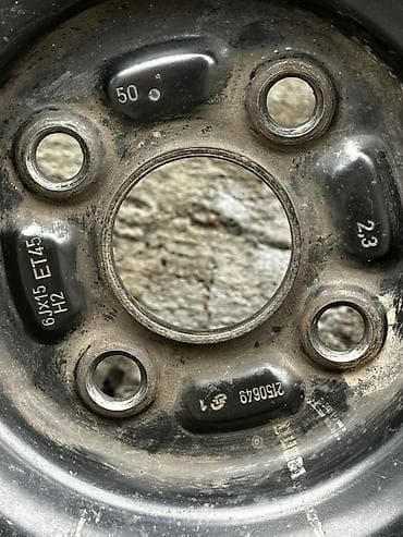 резина 15 с: Колеса в сборе 195 / 55 / R 15, Лето, Б/у, Комплект, Легковые, Железные, отверстий - 4 — 4